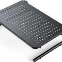 Monitor Stand Riser, Monitor Riser, Laptop Stand for Desk, Laptop Riser, Desk Organizer for Monitor, Laptop Shelf w/Vented for Screen, Computer Stand for Laptop, PC, Printer, for Home & Office (Black)