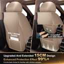 Seat Covers for Toyota Highlander 2007-2026 2027 Front Set 2 Seats Leather
[Beige] Built-In Lumbar Support Anti-Slip Waterproof Airbag Compatible Protects Upholstery From Spills And Daily Wear