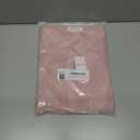 TOUSYEA Sleep Shirts for Women Button Down Shirts Long Sleeve Sleepwear Swimsuit Cover Ups Soft Pajama Tops (Pink, XXL)