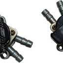 New 2PCS 3 Way Petcock Fuel Tank Shut Off Valve Compatible With 70cc 90cc 100cc 110cc 125cc 150cc Chinese ATVs Dirt Bikes & Go Karts Replace # 650331