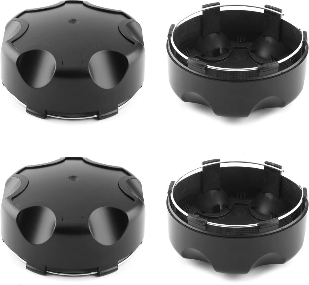 4Pcs 107.1mm/4.22Inch Center Caps for OEM Can-Am Wheel Rim Replacement 705401318 Hub Cap,(Matt Black Out 107.1mm/4.22in, Inner 104mm/4.09in)