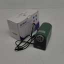 AFMAT PSX2 Heavy Duty Electric Pencil Sharpener 6 Holes, Classroom Pencil Sharpener for 6-11mm Pencils, Auto Stop, Super Fast, Save Pencils, School Teacher Must Have Pencil Sharpeners Plug in, Green