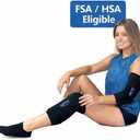 2 Pack - Premium Cold Therapy Compression Ice Sleeve, Knee Ice Pack Wrap for Injuries, Elbow, Quad & Hamstring Relief, Flexible & Reusable Cold Wrap Recovery for Meniscus, ACL, MCL, Ice & Heat Therapy, Size M