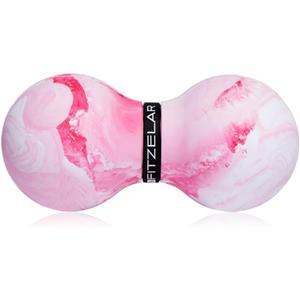 Double Lacrosse Massage Ball for Myofascial Release, SGS Certification, Massage Deep Tissue for Waist Back Feet, Trigger Point Therapy, Muscle Knots, Peanut Massage Ball for Muscle Pain (Pink)