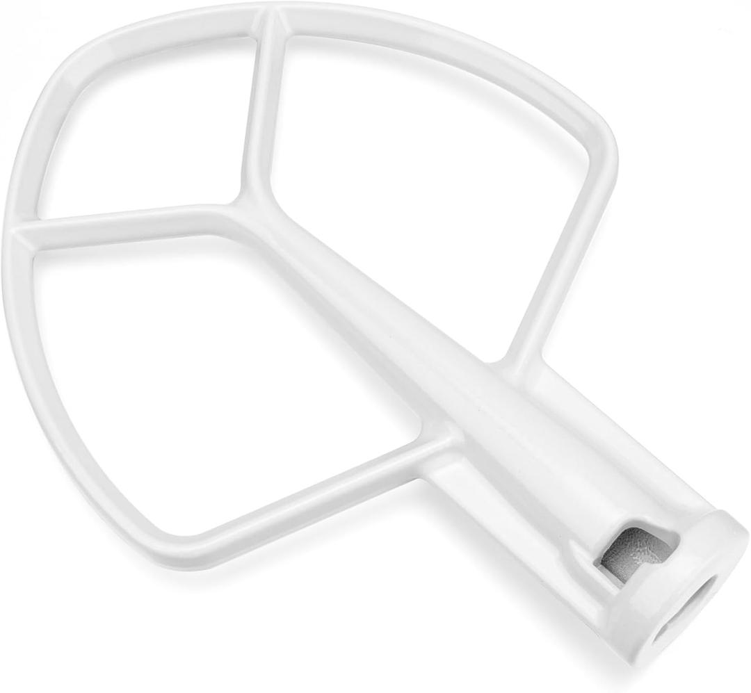K5AB K5SS Coated Flat Beater Replacement for Kitchenaid 5 Qt Bowl Mixer K4 K5 KP50 KSM5 KSM50 KSM500PS KSM450, Paddle Attachment for Kitchenaid Mixer