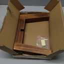 Plant Stand Indoor, Tall Stool Plants Holder for 5-15 Inch Pot, Bamboo Flower Pot Stand for Indoor Plants, Small Single Floor Plant Stand, Walnut