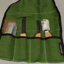 BeaverCraft S13L Wood Carving Tools Set for Spoon Carving 3 Knives in Tools Roll Leather Strop and Polishing Compound Hook Sloyd Detail Knife Left-Handed Spoon Carving Knives (S13L Left-Handed)