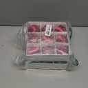 Threan 18 Pcs Burgundy Green Christmas Satin Balls Christmas Silk Ball Ornaments Shatterproof Tree Decorations Elegant Hanging Ornaments for Xmas Tree Decor (2.36 Inch)