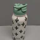 BOTTLE BOTTLE 32oz Insulated Water Bottle Stainless Steel Sport Water Bottle with Straw Dualuse Lid Design for Gym with Pill Box (Sweet Oasis)