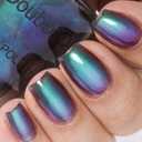 Chrome Nail Polish Holographic Glitter Chameleon Nail Polish Shimmer Iridescent Green Blue Nail Art Varnish (1 Fl Oz (Pack of 1))