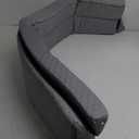 EUHAMS Queen Size Bed Wedge Pillow - Bed Gap Filler Mattress Wedge Headboard Pillow Close The Gap 0-7" Between Your Headboard and Mattress or Wall for Sleeping Backrest Pillow (60"x10"x6" Gray) (Grey)