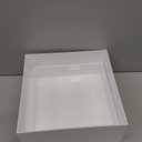 Buffet Risers, Food Display Risers for Party, White Acrylic Risers Display Stand for Buffet Table, Catering Displays for Dessert, Cube Box Nesting Riser with Hollow Bottoms (8"x9"x10" 3PCS)