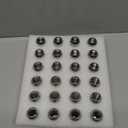 24pcs M14x1.5 Lug Nuts - Compatible with Chevrolet Colorado/Suburban/Silverado, GMC Express/Yukon/Sierra 1500, Ford F150/Expedition, One-Piece Design Factory Chrome Wheel Lug Nut Set