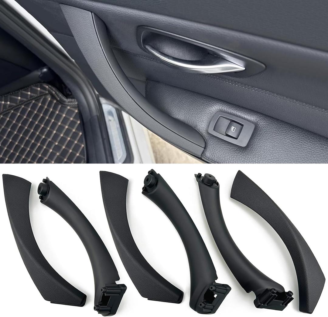 Car Door Handle for BMW 3 Series E90 E91 2006-2012 Interior Door Handles Replace Cover Car Door Handle Assembly 323i 325i 328i 330i 335i (Black)
