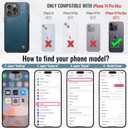 Compatible with iPhone 14 Pro Max Wallet Case with Card Holder RFID Blocking for Women Men, Double Magnetic Clasp Kickstand Shockproof Phone Case Fit for iPhone 14 Pro Max, Blue