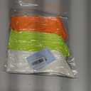 Women's Neon Scrunch Crew Socks 80s 90s Retro 3-Pack Cotton Stacked Boot Calf Cozy Ribbed Slouchy Socks Size 5-10 (1-white/Neon Green/Neon Orange)