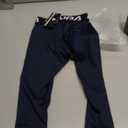 DEVOROPA Boys Leggings Youth Compression Pants Sports Tights Basketball Football Baseball Soccer Baselayer Slim/Regular/Husky (5T, Navy)