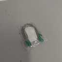 Fiewmay Hot Curler Replacement Clips for Super Jumbo Hair Rollers, 12 pcs Assortment: 8 pcs 1' and 4 pcs 1' Strong Hold Pins with Storage Box