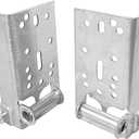 2 Pack Garage Door Bottom Lifting Brackets Without Fasteners and 7/16-Inch Stem, Residential Bottom Roller Brackets for Garage Door Fixture