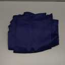 NICETOWN Navy Blue Blackout Valance Curtains - Modern Design 52 inches by 18 inches Scalloped Rod Pocket Window Drapes/Draperies for Living Room/Bedroom/Apartment, Window Dressing Panels, 2 Sets