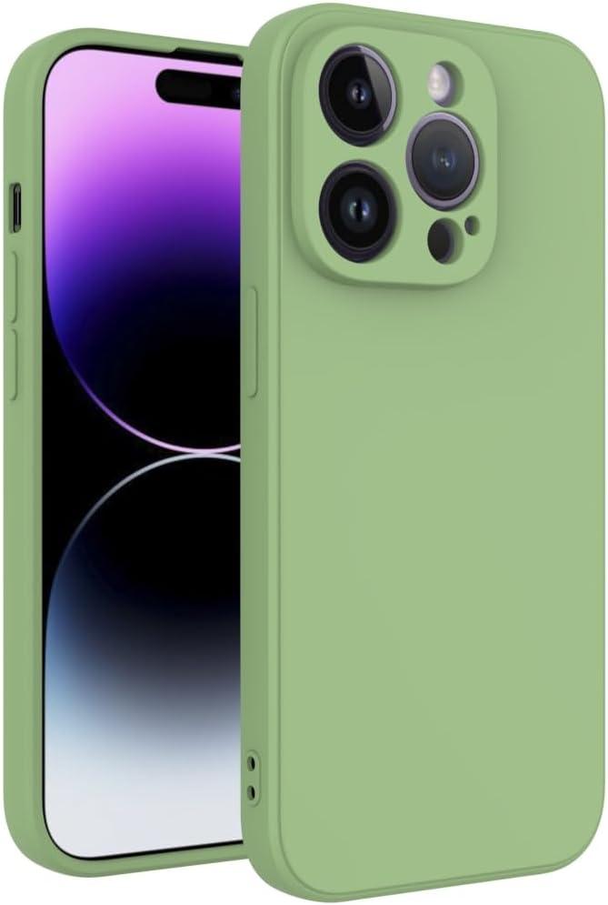 for iPhone 16 Pro Max Case Green, Scratch Resistant with Soft Touch, Slim Thin Phone Cover for iPhone 16 Pro Max