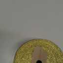 Ribbli Dark Moss Velvet Wired Ribbon 2.5 Inch Moss Green Velvet with Gold Glitter Christmas Ribbon for Christmas Tree Decoration Big Bow Gift Wrapping Crafts Wreaths Supplies- 10 Yards