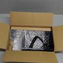 Chicken Poop Scooper & Rake - 2-in-1 Metal Chicken Coop Scoop for Sand with 22 to 62" Adjustable Handle, Litter Sifting Shovel Cleaning Tools for Chicken Run, Animal Farm, Duck Coop Black