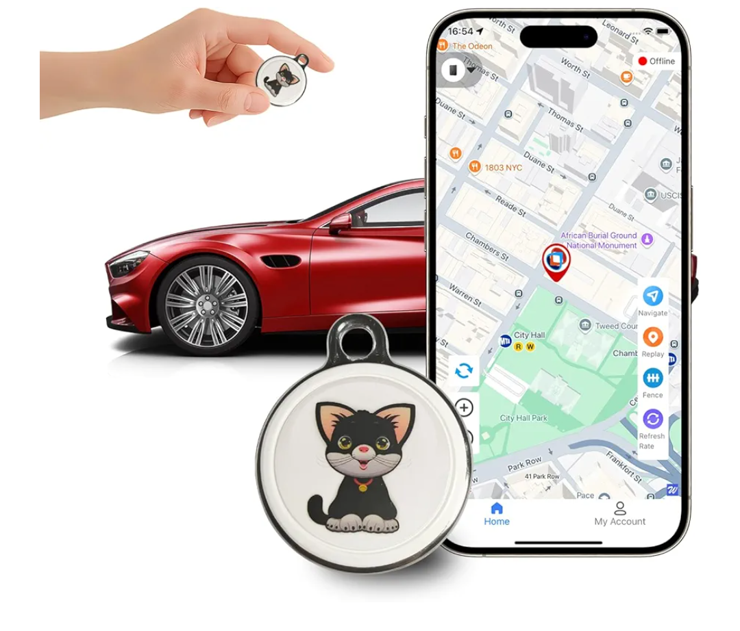 Mini GPS Tracker for Vehicles, Car GPS Tracking Device for Vehicles, Hidden Car Tracking Device No Subscription