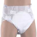 Adult Diaper Briefs, Large (40-48 Inch), Unisex, 18 Count | Breathable, Tab Style, For Incontinence