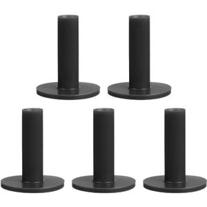 PATIKIL Rubber Golf Tees, Tall Practice Training Driving Range Tee Stable Ball Holder (3", Black)