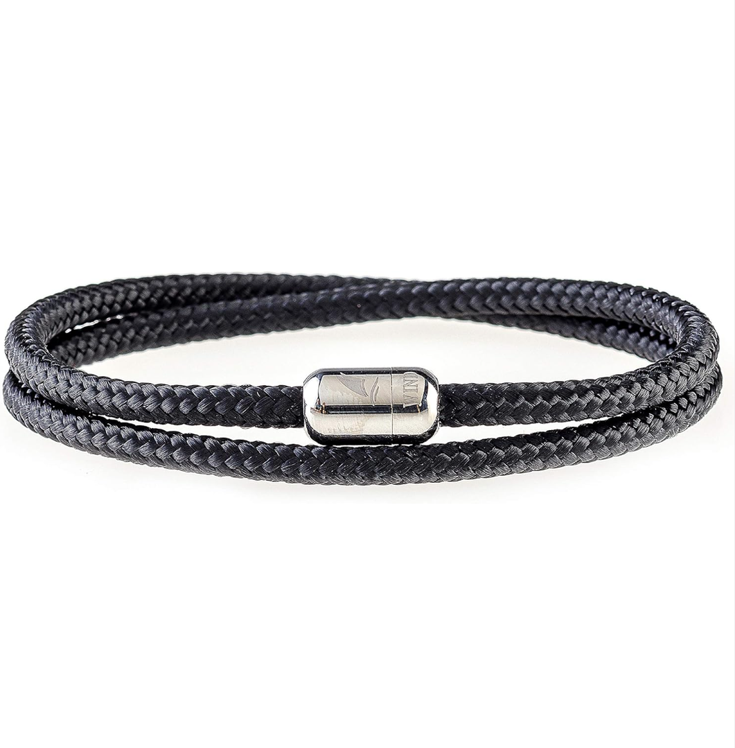 Wind Passion - Men’s Bracelet, Durable Rope Wristband for Men, Versatile Pulseras Para Hombres - Waterproof, Magnetic Clasp, Ideal for Outdoor & Fashion