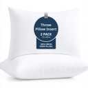 LANE LINEN 12x20 Pillow Insert - Pack of 2 White Decorative Pillows for Sofa Bed, Fluffy Pillow Inserts for Cushion Covers, Bed, Couch Pillows for Living Room