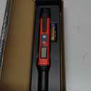 KAIWEETS Brake Fluid Tester Pen with Corrosion Resistance Probe, High-Precision Brake Fluid Moisture Tester with Data Hold Function, Buzzer Alarm, 3 Colors Backlight, Calibrated for DOT3, DOT4, DOT5.1 (Red)