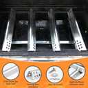 Hisencn Gas Grill Parts for Charbroil Grill Performance 463673519 463625217 463625219 463673517 463673017 463347519 463275517 463244819, 470-5200-W1, G470-0004-W1, Heat Plates Burner Tube 2 Burner