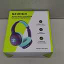 seenda Active Noise Cancelling Headphones for Kids, HEO-303 Bluetooth 5.4 60H Playtime Type C Fast Charging, 74/85/94 dB Safe Volume Limit Headset with Mic for Ipad, Airplane, Travel, Blue