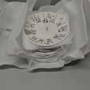 Irenare 10 Pcs Ceramic Cat Bowl 6 Inch Anti Whisker Fatigue Cat Plates Set Cute Shallow Pet Food Bowl Dishes for Food and Water, Kittens Small Animals(Cute Pattern)