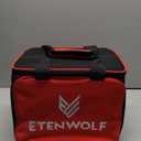 ETENWOLF Vortex S6 Tire Inflator Portable Air Compressor for Heavy-Duty Vehicle, Cordless Air Pump for Car & Inflatables with 19200 mAh Battery, 100% Duty Cycle & Dual Cylinder Bike Pump, Red