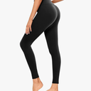 GAYHAY High Waisted Leggings for Women - Soft Opaque Slim Tummy Control Printed Pants for Running Cycling Yoga, XL