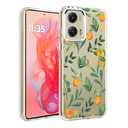 Unov Case Designed for Motorola Moto G Stylus 5G 2024, Crystal Clear Phone Case with [Anti-Slip Embossed Pattern], Shockproof Slim Protective [Anti-Yellowing TPU] Back Cover, Citrus Flavors