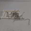 Pots and Pans Organizer Under Cabinet - Pot Lid Holder, Expandable Pan Organizer for Cabinet, Pot Rack with 10 Adjustable Compartments for Kitchen Cabinet, Frying Rack, Lid, Cookware,1 Pcs (White)