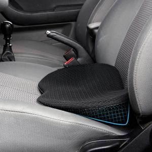 4 x Livtribe Car Seat Cushion - Memory Foam Car Seat Pad - Sciatica & Lower Back Pain Relief - Car Seat Cushions for Driving - Road Trip Essentials for Drivers(Black)