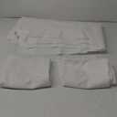 LBRO2M 100% Linen Sheet Set Queen Size, Bed Sheets 3 Piece Sets, Solid Color Natural Flax Bed Sheets Soft Breathable Bedding,16" Deep Pocket,All Season (Queen, White)