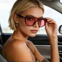 Oversized Aviator Sunglasses for Women, Retro Shield 70s Vintage | big round sun glasses trendy, fashion accessory, CL013
