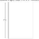 (3-Pack) 11" x 17" Blank Print Paper, 135Sheets/270Pages Blank Loose-Leaf Paper, Ledger Size Printing in Office, 100gsm Blank Paper