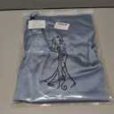 Bluetime Silk Blouses for Women Dressy Work Satin Dress Shirts Pleated Long Sleeve Business Casual Tops Fall Outfits (Blue, L)