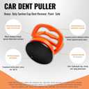 Dent Puller,3PCS Car Dent Puller Kit,Heavy-Duty Suction Cup Dent Removal Tool, 110Lbs Max Pull Paintless Auto Body Repair Set, Powerful Scratch-Free Dent Lifter for Cars, Trucks, Glass & Furniture 