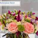 Royal Imports Flower Vase Acrylic Rectangle- Decorative Centerpiece, Succulent Planter Pot for Home or Wedding - Non Breakable Plastic, 4" X12 Low Square - Clear