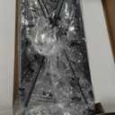 VASAGLE 6-Tier Bookshelf, Bookcase with Steel Frame, Book Shelf for Living Room, Home Office, Study, 11.8 x 31.5 x 73.2 Inches, Industrial Style, Rustic Brown and Ink Black ULLS082B01