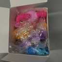 Giraffe Sensory Travel Toys 4Pcs for Roadtrip Car Ride Airplane Toddler Girl Year Old Ages 2 3 4 5 6 7 8, Suction Autism Pop Tube Fidget Toy Autistic Valentines Day Stocking Easter Basket Stuffer Gift