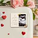 Magnetic Picture Frames - Mother's Day Hi Grandma & Grandpa' Ultrasound Fridge Magnet Photo Frame - Pregnancy Announcement Gift for Grandparents - Refrigerator Decor